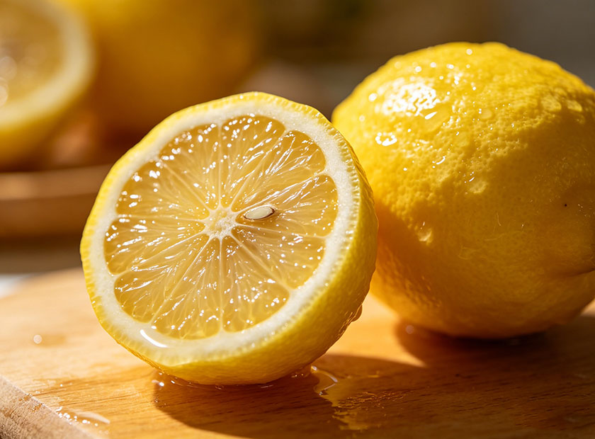 Screw press dewatering machine processing lemon